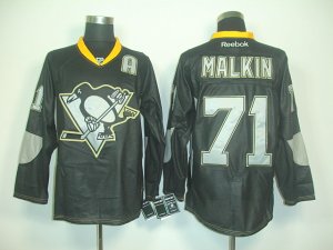 nhl pittsburgh penguins #71 malkin black[2011 new]