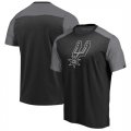 San Antonio Spurs Fanatics Branded Iconic Blocked T-Shirt Black