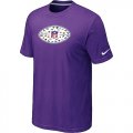 Nike NFL 32 teams logo Collection Locker Room T-Shirt Purple