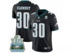 Nike Philadelphia Eagles #30 Corey Clement Black Alternate Super Bowl LII Champions Men Stitched NFL Vapor Untouchable Limited Jersey