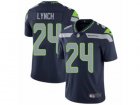 Mens Nike Seattle Seahawks #24 Marshawn Lynch Vapor Untouchable Limited Steel Blue Team Color NFL Jersey