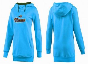 Women St. Louis Rams Logo Pullover Hoodie-014