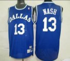 NBA Jerseys Dallas Maverlcks #13 Nash SWINGMAN blue