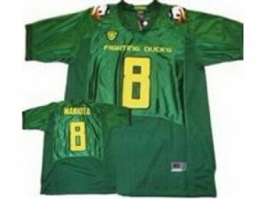 Ncaa Oregon Ducks #8 Marcus Mariota Green Football Jerseys