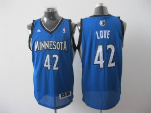 nba minnesota timberwolves #42 love lt.blue[2011 swingman revolution 30]