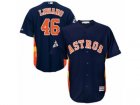 Houston Astros #46 Francisco Liriano Replica Navy Blue Alternate 2017 World Series Bound Cool Base MLB Jersey