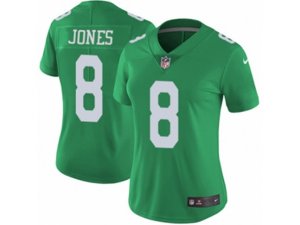 Women Nike Philadelphia Eagles #8 Donnie Jones Limited Green Rush NFL Jersey