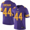 Youth Nike Minnesota Vikings #44 Chuck Foreman Limited Purple Rush NFL Jersey