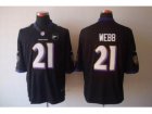 Nike Baltimore Ravens #21 webb black jerseys[Limited Art Patch]