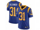 Nike Los Angeles Rams #31 Mo Alexander Vapor Untouchable Limited Royal Blue Alternate NFL Jersey