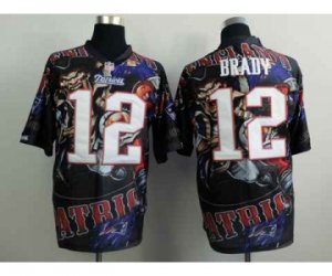 Nike new england patriots #12 tom brady camo jerseys[Elite Fanatical version]