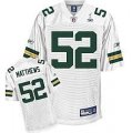 Green Bay Packers #52 Clay Matthews 2011 Super Bowl XLV white