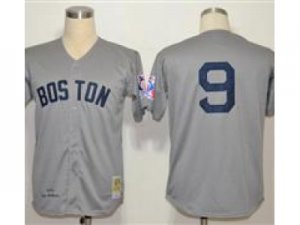 MLB Jerseys Boston Red Sox #9 Ted Williams Grey 1939[Cool Base]