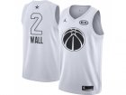 Men Nike Washington Wizards #2 John Wall White NBA Jordan Swingman 2018 All-Star Game Jersey