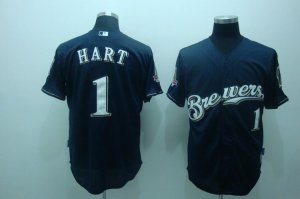 mlb Milwaukee Brewers #1 hart blue