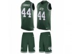 Mens Nike New York Jets #44 Corey Lemonier Limited Green Tank Top Suit NFL Jersey