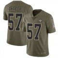 Nike Saints #57 Alex Okafor Olive Salute To Service Limited Jersey