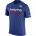 Mens New York Giants Nike Practice Legend Performance T-Shirt Royal