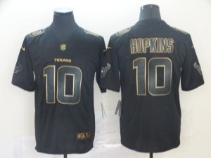 Nike Texans #10 DeAndre Hopkins Black Gold Vapor Untouchable Limited Jersey