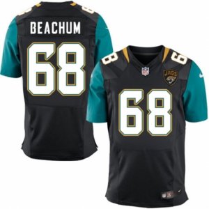 Mens Nike Jacksonville Jaguars #68 Kelvin Beachum Elite Black Alternate NFL Jersey