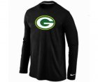 Nike Green Bay Packers Logo Long Sleeve T-Shirt black