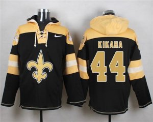 Nike New Orleans Saints #44 Hau\'oli Kikaha Black Player Pullover Hoodie