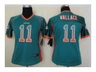 nike women nfl jerseys miami dolphins #11 mike wallace green[Elite drift fashion]