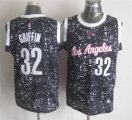 Clippers #32 Blake Griffin Black City Luminous Jersey