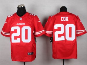 Nike San Francisco 49ers #20 Perrish Cox red Jerseys(Elite)