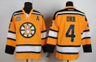 l boston bruins #4 orr yellow winter classic ( 2013 NEW)