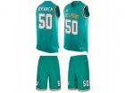 Nike Miami Dolphins #50 Andre Branch Limited Aqua Green Tank Top Suit NFL Jersey