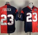 Nike Texans #23 Arian Foster Navy With Hall of Fame 50th Patch NFL Elite Jersey