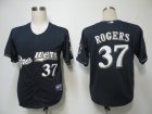 MLB Milwaukee Brewers #37 Rogers blue[Cool Base]