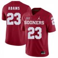 Oklahoma Sooners #23 Abdul Adams Red College Football Jersey