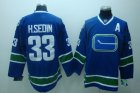 youth nhl vancouver canucks #33 h.sedin blue 3rd[a patch]