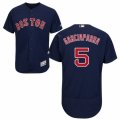 Men's Majestic Boston Red Sox #5 Nomar Garciaparra Navy Blue Flexbase Authentic Collection MLB Jersey