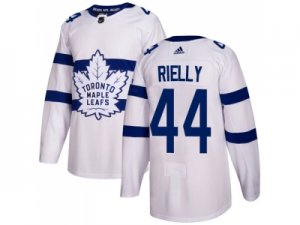 Men Adidas Toronto Maple Leafs #44 Morgan Rielly White Authentic 2018 Stadium Series Stitched NHL Jersey