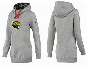 Women Jacksonville Jaguars Logo Pullover Hoodie-052