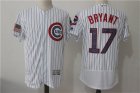 Cubs #17 Kris Bryant White 2017 Stars & Stripes Flexbase Jersey