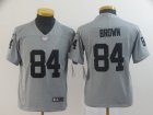 Nike Raiders #84 Antonio Brown Gary Youth Inverted Legend Limited Jersey