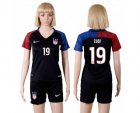 Womens USA #19 Zusi Away Soccer Country Jersey