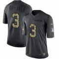 Mens Nike Atlanta Falcons #3 Matt Bryant Limited Black 2016 Salute to Service NFL Jersey