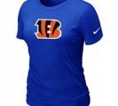 Women Cincinnati Bengals Blue T-Shirts