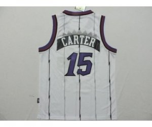 youth nba jersey toronto raptors #15 carter white