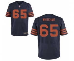 Men\'s Nike Chicago Bears #65 Cody Whitehair Elite Navy Blue Throwback Alternate NFL Jersey