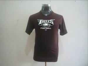 Philadelphia Eagles Big & Tall Critical Victory T-Shirt Brown