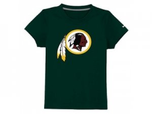 nike washington redskins logo youth T-Shirt dk.green