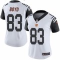 Women's Nike Cincinnati Bengals #83 Tyler Boyd Limited White Rush NFL Jersey