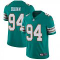 Nike Dolphins #94 Robert Quinn Aqua Throwback Vapor Untouchable Limited Jersey