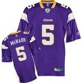 nfl Minnesota Vikings #5 Donovan McNabb purple